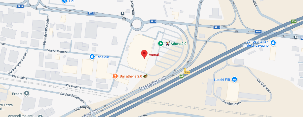 Posizione del negozio Aumai a Verona San Martino B.A. su Google Maps